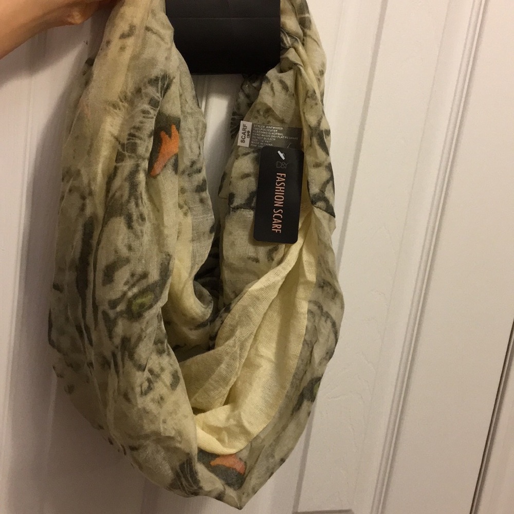 Tiger print scarf